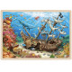 PUZZLE EN BOIS 192 pièces : GALION ENGLOUTI